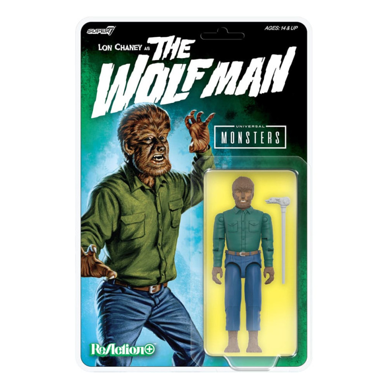 Universal Monsters ReAction+ Action Figure Wave 1 The Wolf Man 10 cm 1