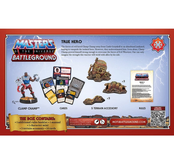 Masters of the Universe: Battleground Miniatures Game Wave 9: Masters of the Universe Faction *Engli 6