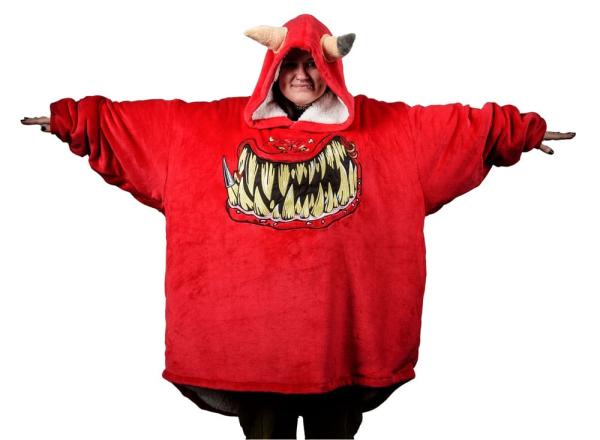 Warhammer 40K Oversized Hoodie Blanket Squig Red 2