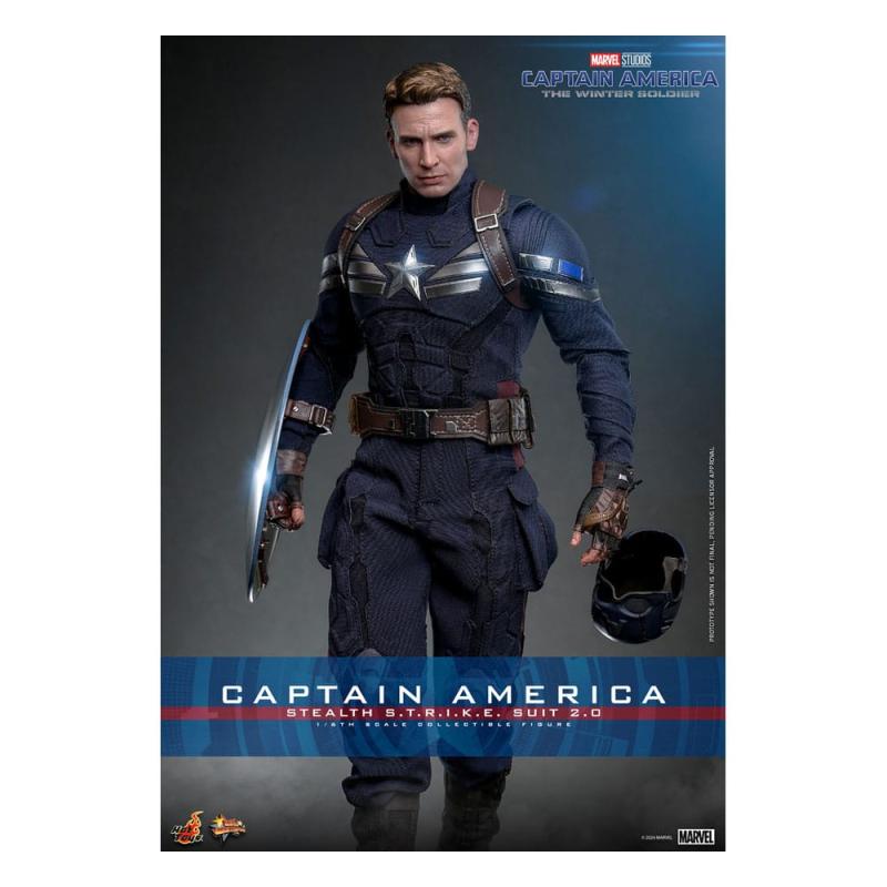 Captain America: The Winter Soldier Movie Masterpiece Action Figure 1/6 Captain America (Stealth S.T 1