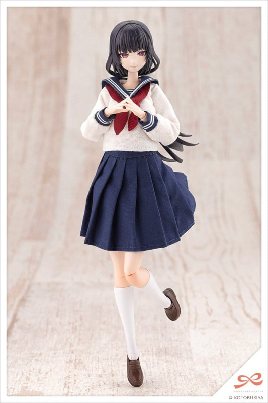 Sousaishojoteien Plastic Model 1/10 Kiru Pla Kuon Yakushiji Touou High School Uniform 16 cm 12