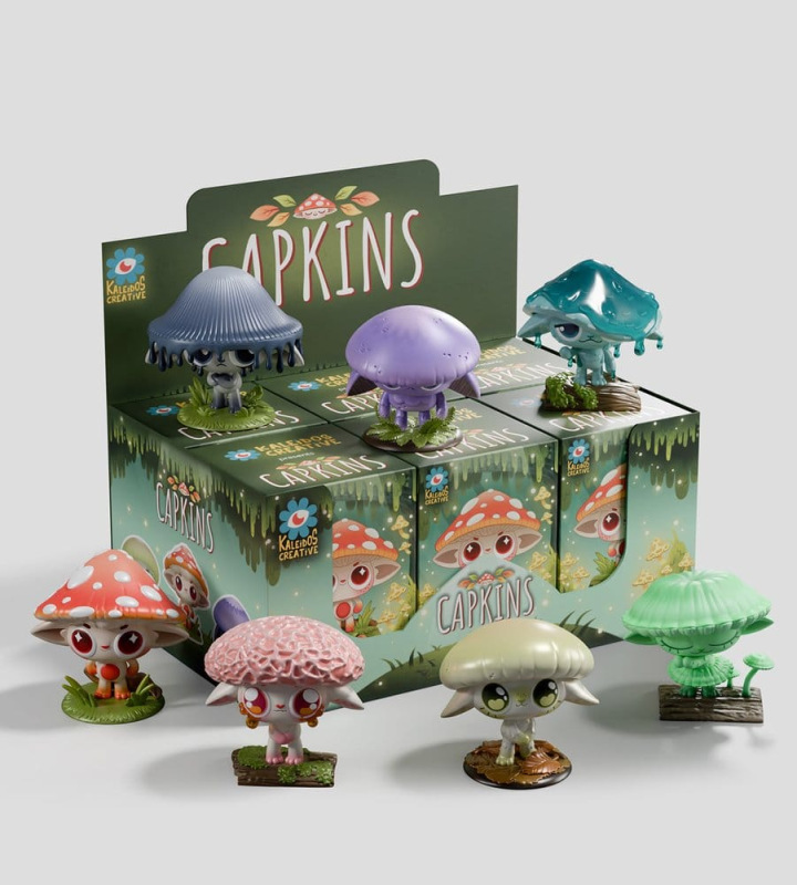 Capkins Mini Figures S1 7 cm Blind Box Display (6) 7