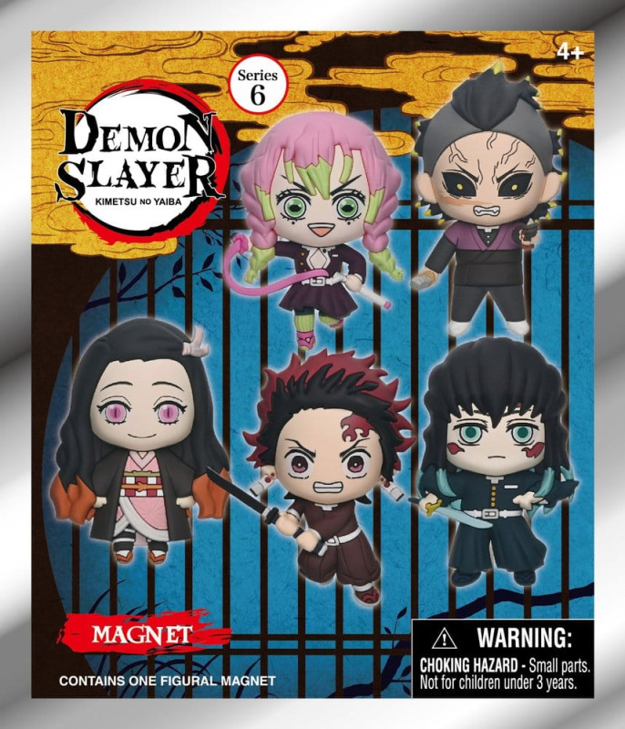 Demon Slayer 3D Foam Magnets Series 6 Blind Bag Display (12) 1
