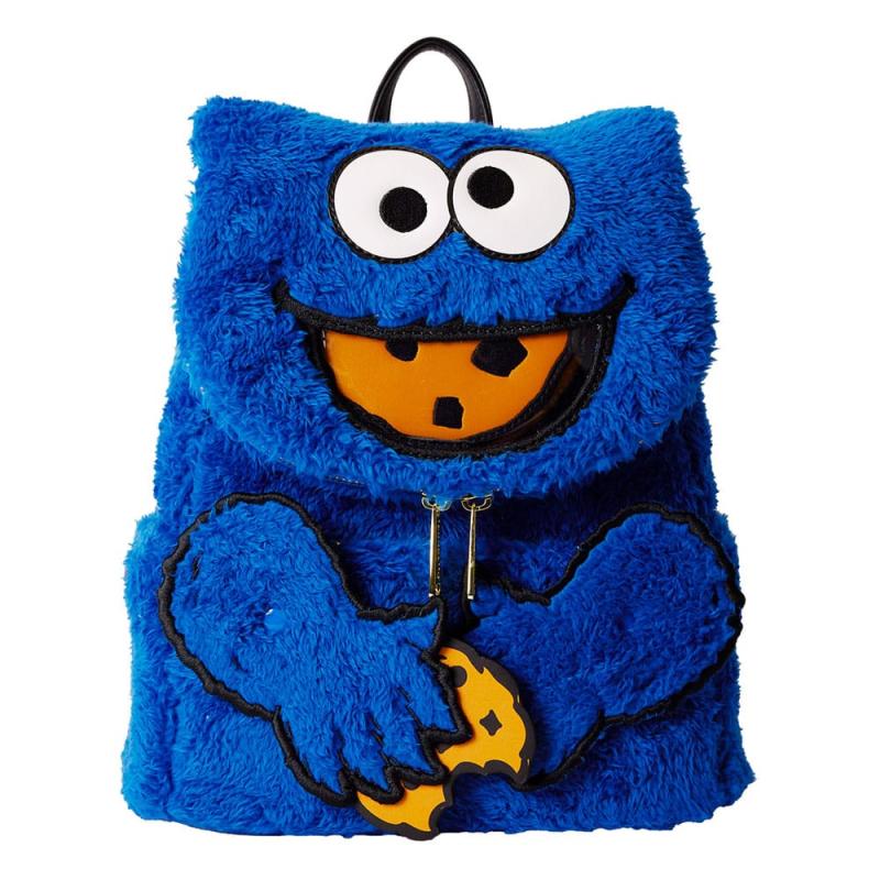 Sesame Street by Loungefly Plush Mini Backpack Cookie Monster