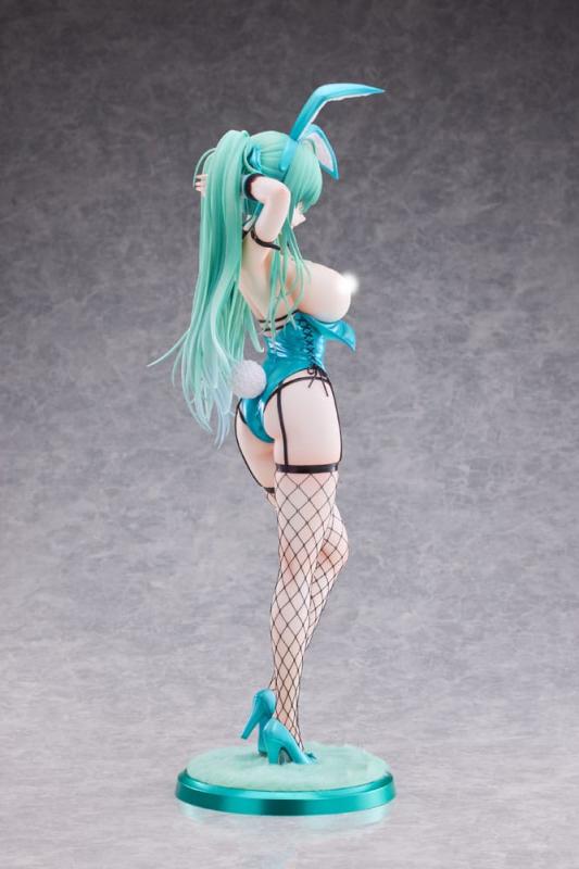 Original Character PVC Statue 1/4 Green Twin Tail Bunny-chan Fishnet Tights Ver. 43 cm