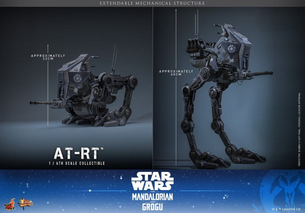 Star Wars: The Mandalorian & Grogu Movie Masterpiece Action Figure Set 1/6 Imperial Remnant AT-RT Dr 5