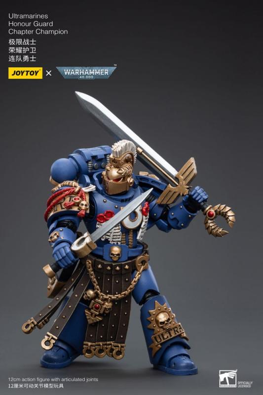 Warhammer 40k Action Figure 1/18 Ultramarines Honour Guard Chapter Champion 12 cm 6