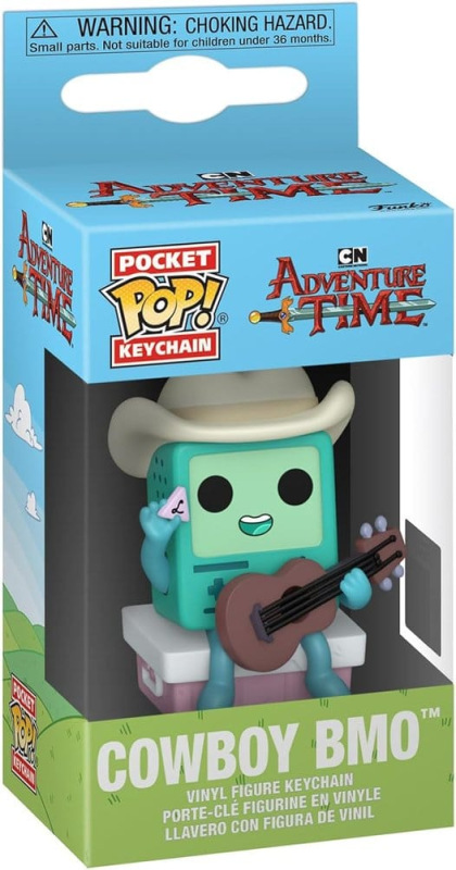 Adventure Time Pocket POP! Vinyl Keychains 4 cm Cowboy BMO with Guitar Display (12) 1