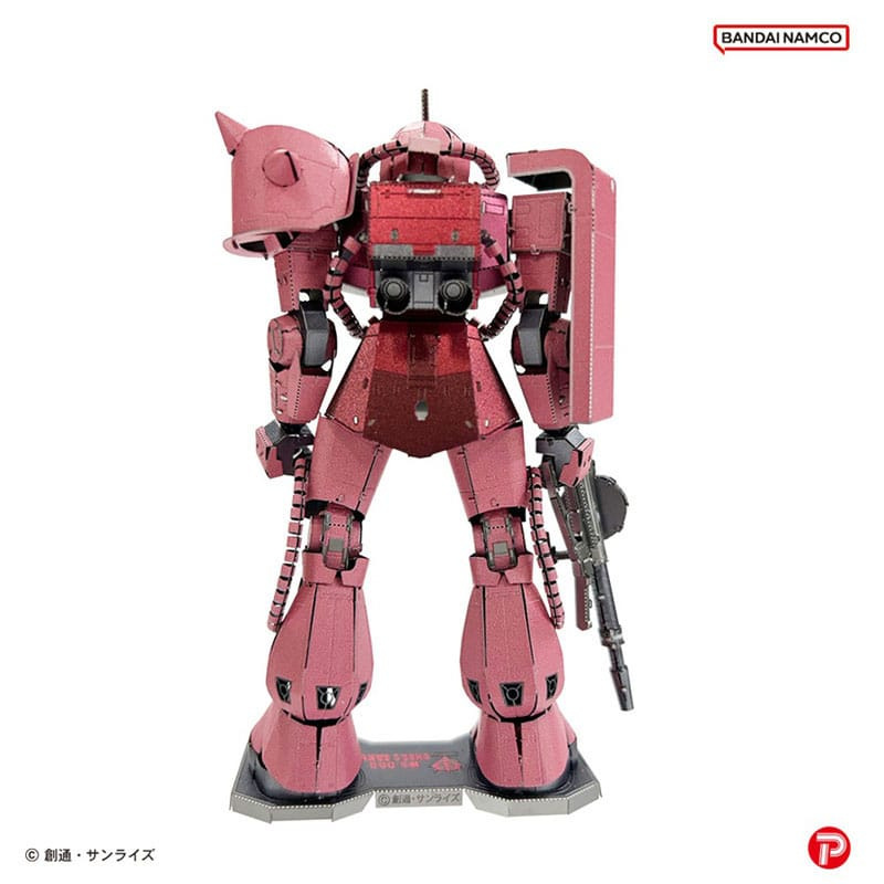 Mobile Suit Gundam Metallic Nano Puzzle Model Kit Char´s Zaku 13 cm 3