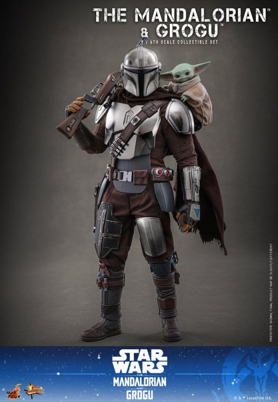 Star Wars: The Mandalorian & Grogu Movie Masterpiece Action Figure 1/6 The Mandalorian and Grogu 31 5