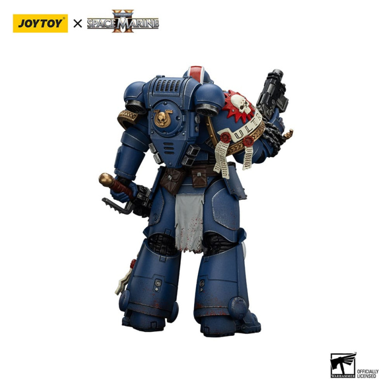 Warhammer 40,000: Space Marine 2 Action Figure Ultramarines Lieutenant Titus Collectors Edition 13 c 14