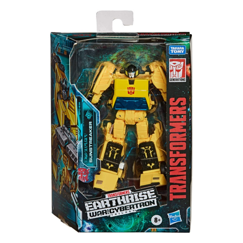 Transformers Generations War for Cybertron: Earthrise Deluxe Class Action Figure Sunstreaker 14 cm 9
