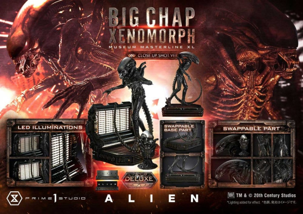 Alien (Film) Museum Masterline XL Statue 1/3 Big Chap Xenomorph Close Up Shot Ver. Deluxe Version 10 3