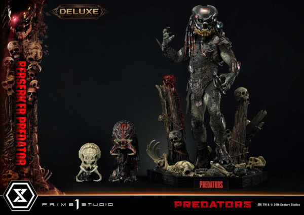 Predators Statue Berserker Predator Deluxe Bonus Version 100 cm 5