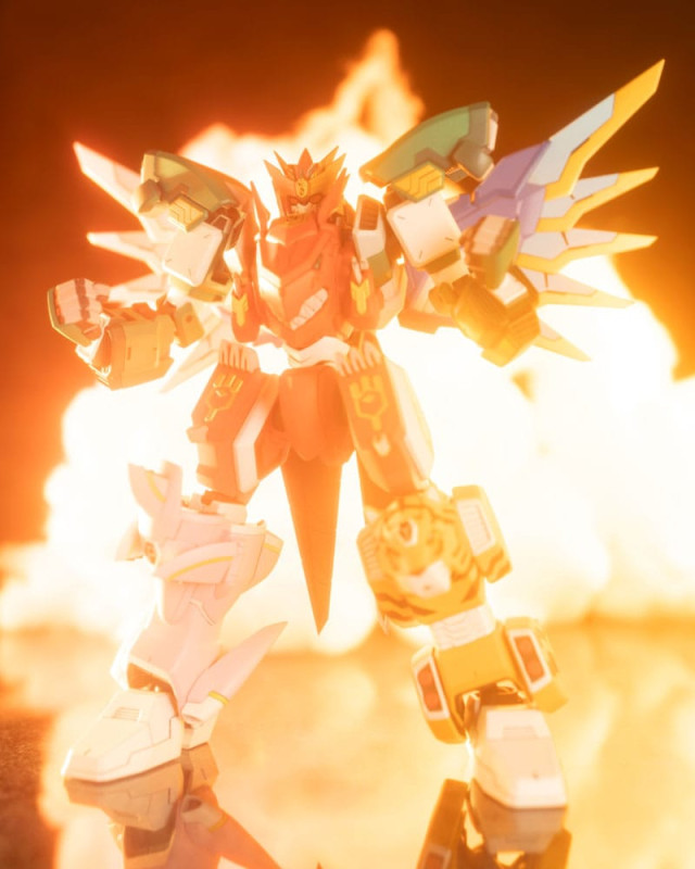 The Red Ranger Becomes an Adventurer in Another World Plastic Model Kit Maximum Kizuna Kaiser 17 cm 10