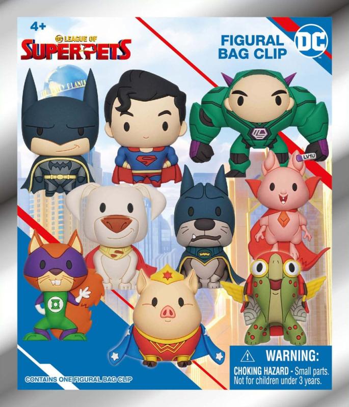 DC Super Pets 3D PVC Bag Clips Series 1 Display (24) 2