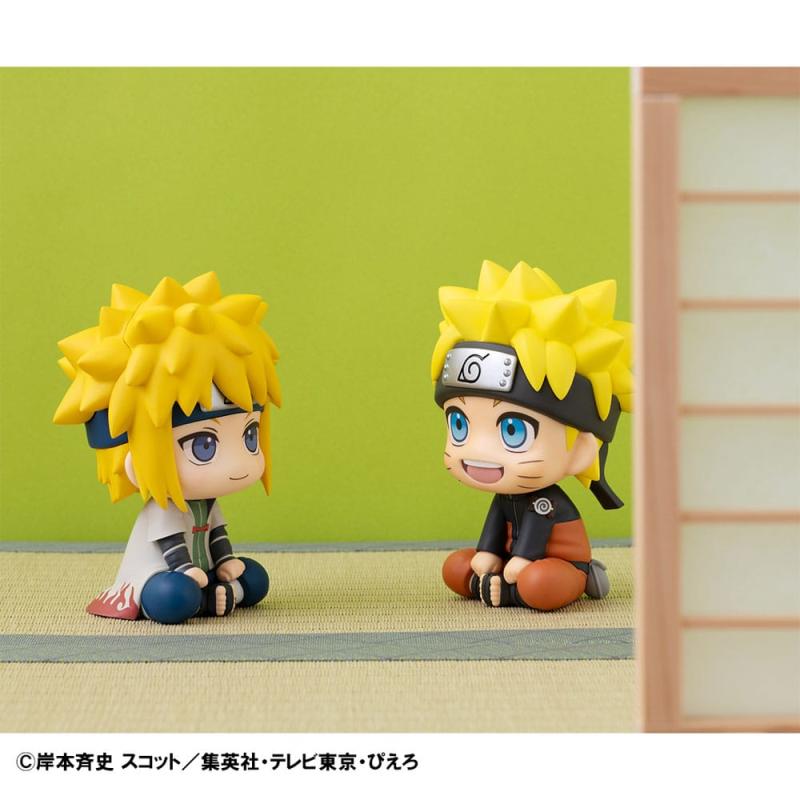 Naruto Shippuden Look Up PVC Statue Naruto Uzumaki Six Paths Sage Mode & Minato Namikaze 11 cm (with 7