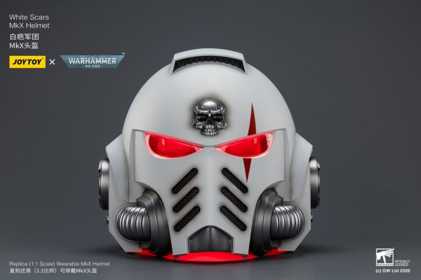 Warhammer 40,000 Helmet White Scars MkX 30 cm 6
