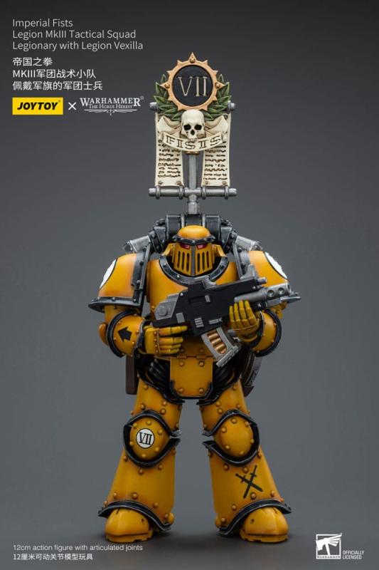 Warhammer The Horus Heresy Action Figure 1/18 Imperial Fists Legion MkIII Tactical Squad Legionary w