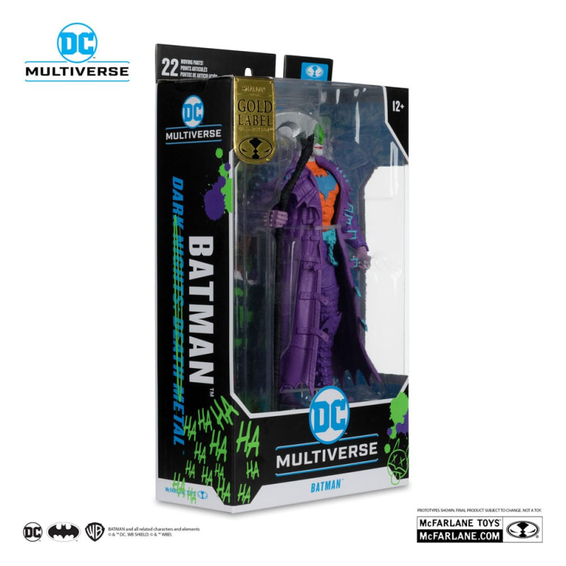DC Multiverse Action Figure Batman (Dark Nights: Death Metal) Jokerized (Gold Label) 18 cm 8