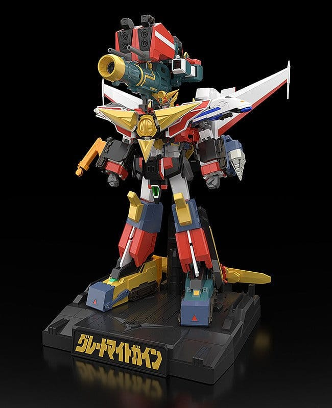 The Brave Express Might Gaine The Gattai Action Figure Might Gunner + Perfect Option Set 20 cm 8