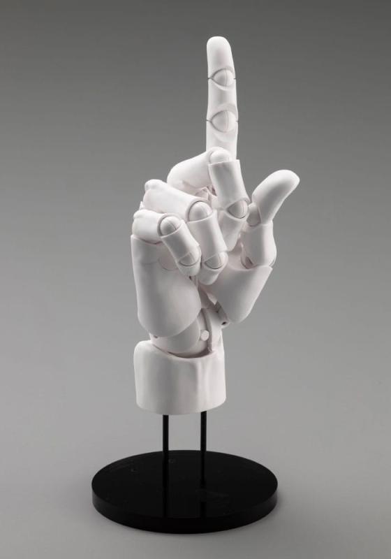 Takahiro Kagami PVC Artist Support Item Hand 1/1 Model Men /R White 22 cm 5