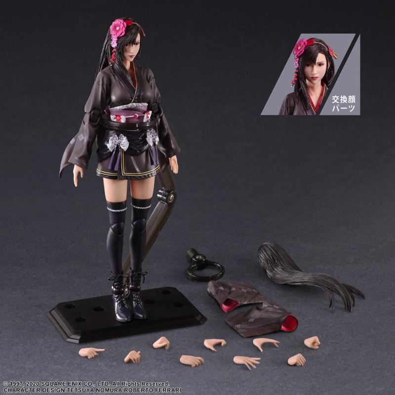 Final Fantasy VII Remake Play Arts Kai Action Figure Tifa Lockhart Exotic Dress Ver. 25 cm 8