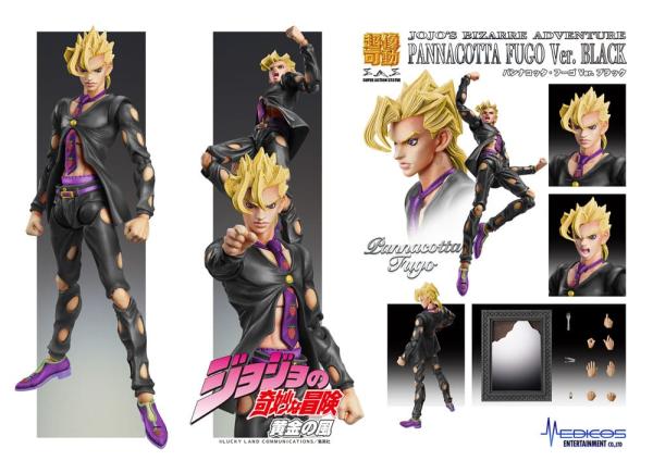 JoJo's Bizarre Adventure Part 5: Golden Wind Action Figure Chozokado (Pannacotta Fugo Ver. Black) 15