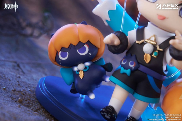 Genshin Impact You Ye Qi Xiang Series Chibi Chara PVC Statue Wanderer 10 cm 12