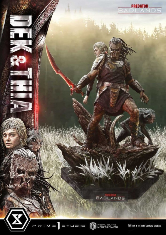 Predator Real Elite Masterline Statue 1/3 Badlands Dek & Thia Deluxe Version 87 cm 6