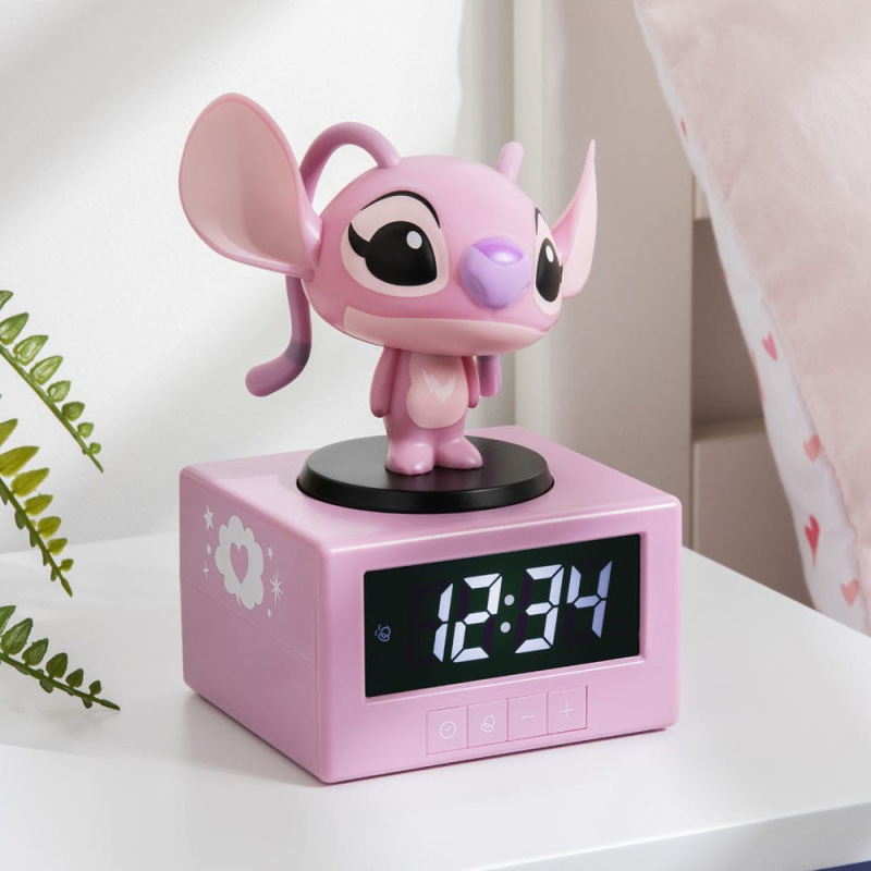 Lilo & Stitch Icon Alarm Clock Angel 12 cm 1