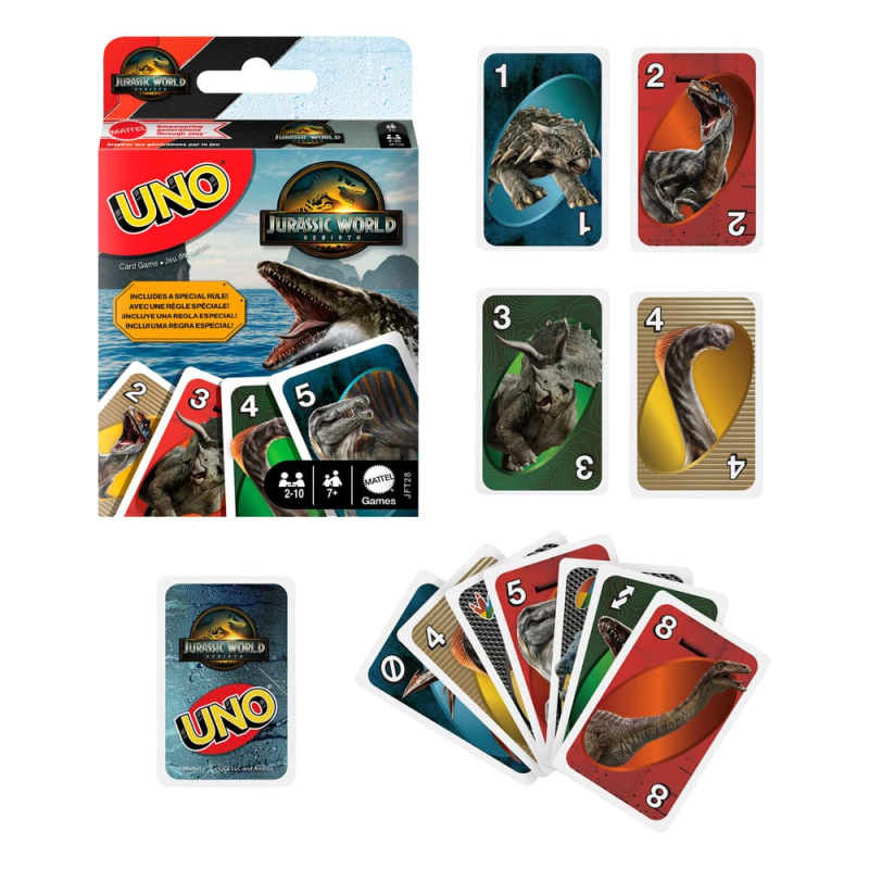 Jurassic World Rebirth UNO Card Game 1