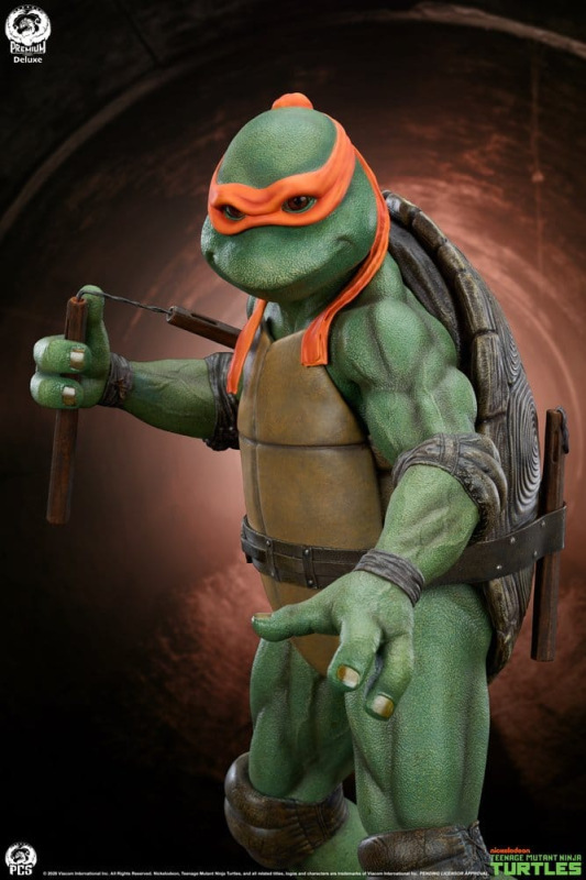 Teenage Mutant Ninja Turtles Statue 1/2 Michelangelo Deluxe Edition 84 cm 10