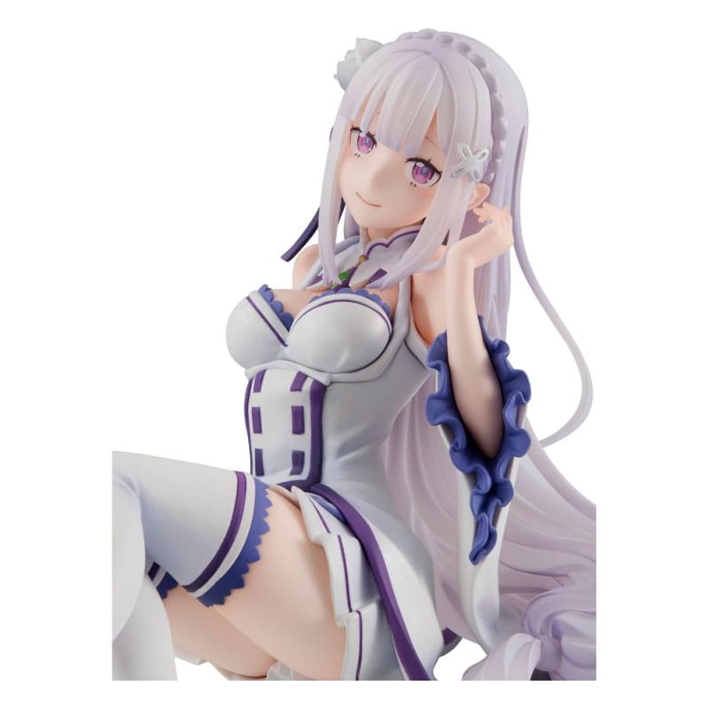 Re:ZERO Starting Life in Another World Melty Princess PVC Statue Emilia Palm Size 9 cm