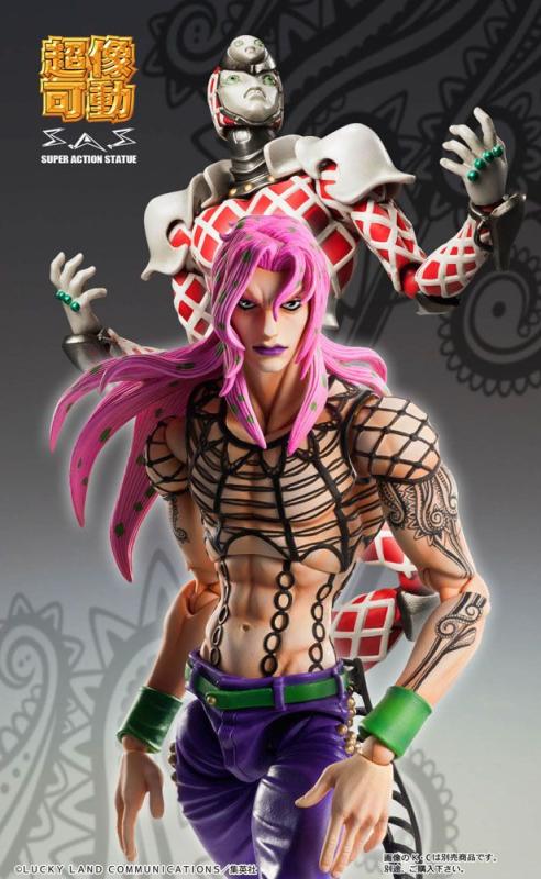 JoJo's Bizarre Adventure Part5 Super Action Action Figure Chozokado (Diavolo) (re-run) 15 cm