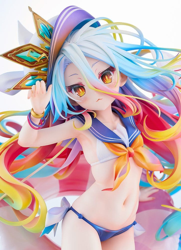 No Game No Life Statue 1/7 Shiro: Sailor-Style Swimsuit Ver. 24 cm 5