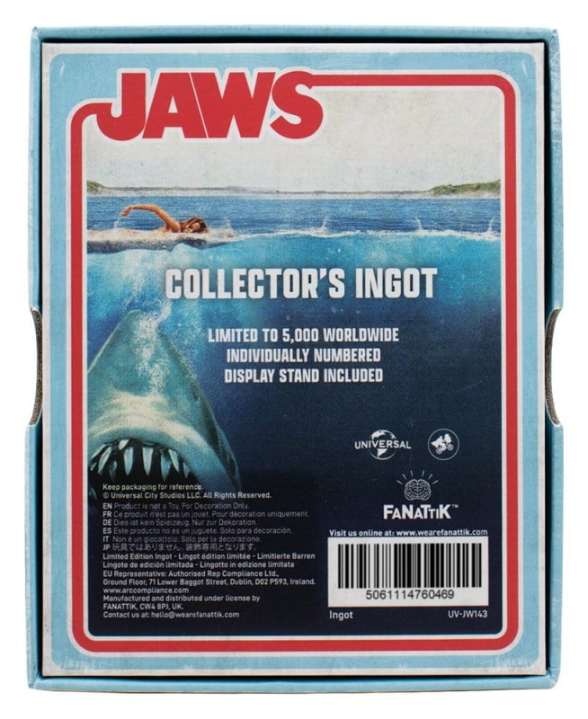 Jaws Ingot Stained Glass-Style Limited Edition 4