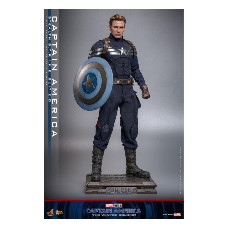 Captain America: The Winter Soldier Movie Masterpiece Action Figure 1/6 Captain America (Stealth S.T 4