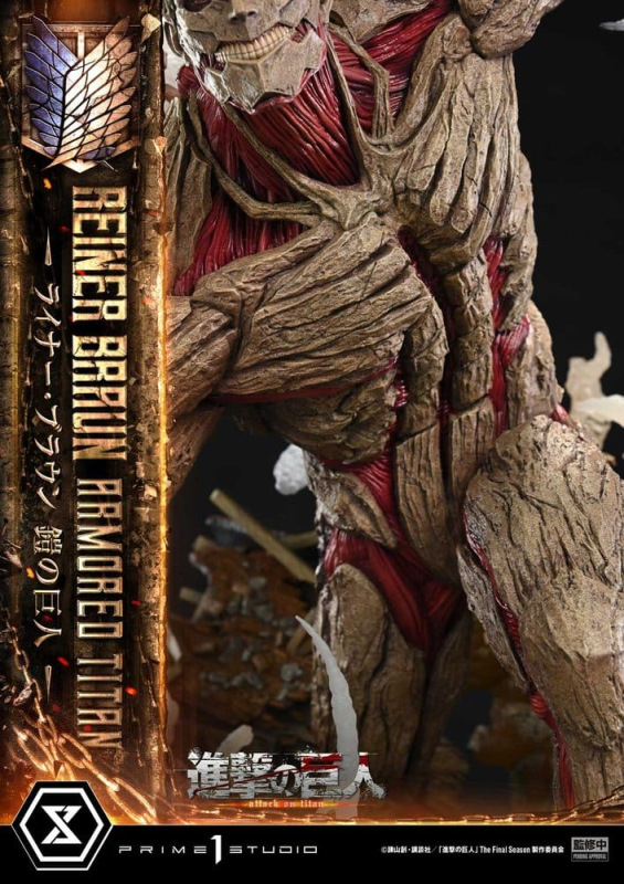 Attack on Titan (TV animation) Ultimate Diorama Masterline Statue Reiner Braun Armored Titan 75 cm 11