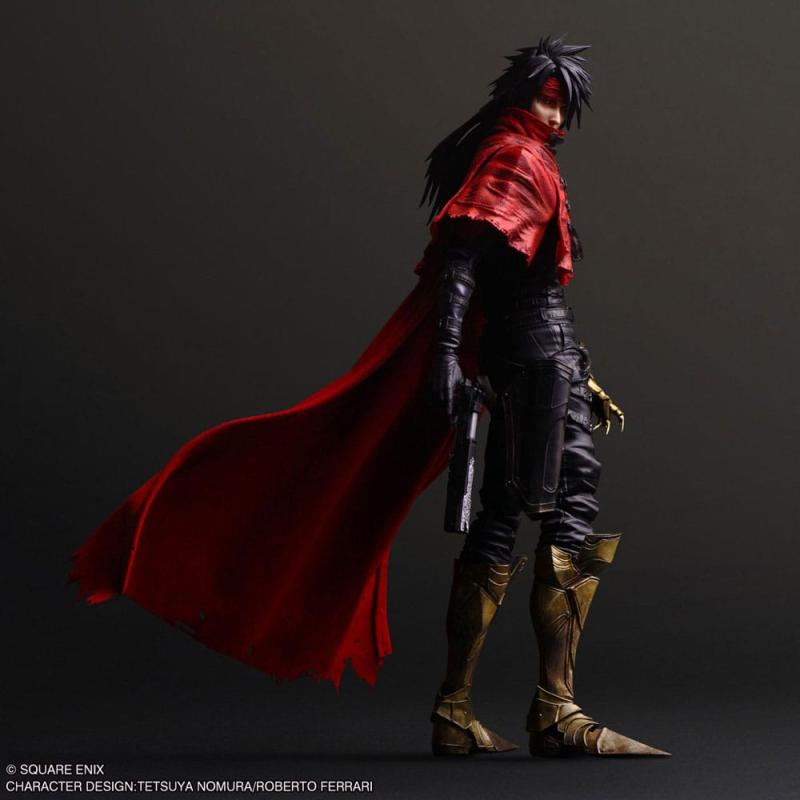 Final Fantasy VII Rebirth Play Arts Kai Action Figure Vincent Valentine 28 cm 2