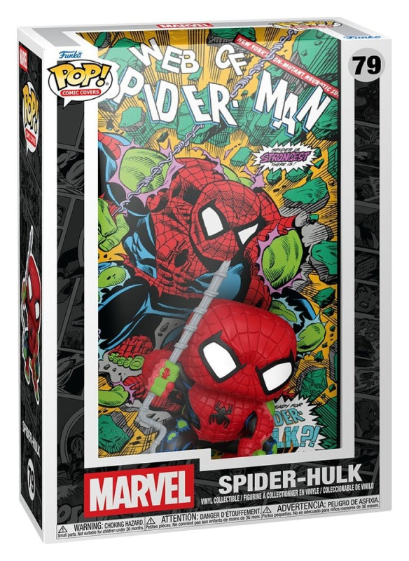 Marvel POP! Comic Covers Vinyl Figure Web of Spider-Man #70 (Spider-Hulk) 9 cm 1