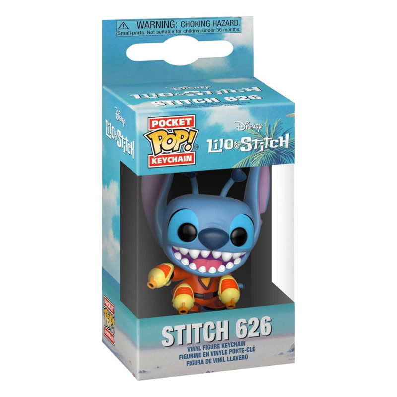 Lilo & Stitch POP! Vinyl Keychains 4 cm Stitch w/ Blaster Display (12) 1