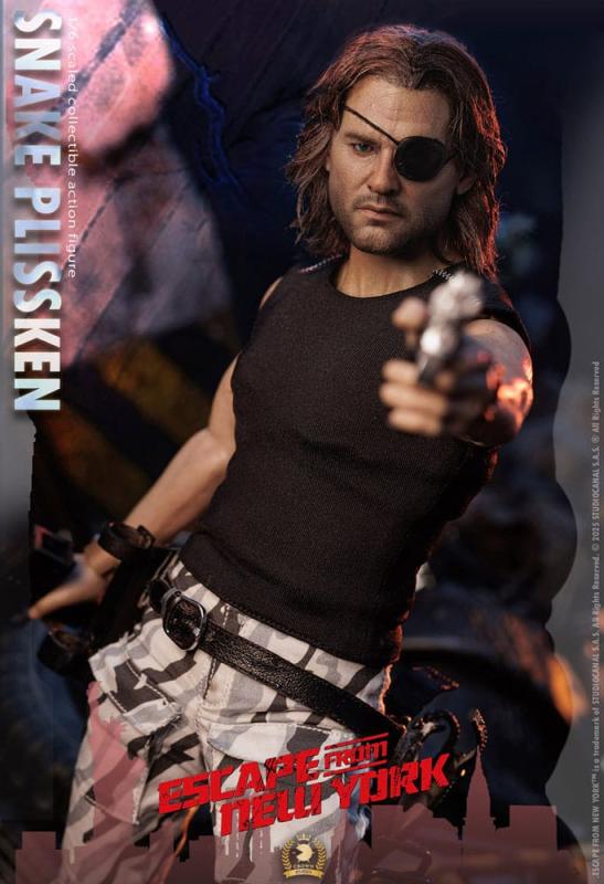 Escape from New York Crown Series Action Figure 1/6 Snake Plissken (Real Hair Version) 30 cm 8