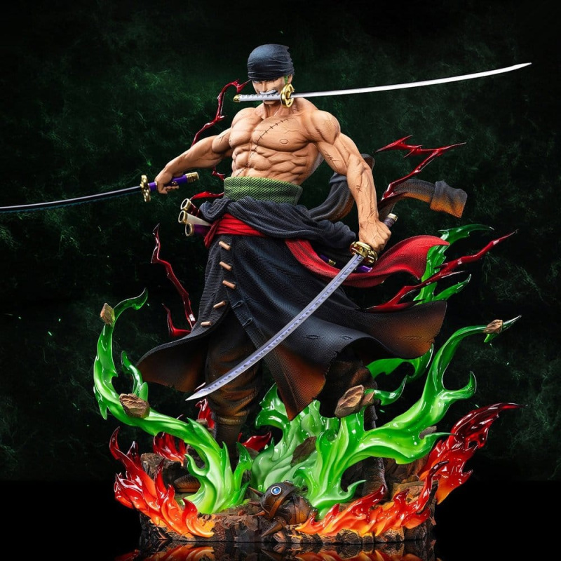 One Piece Legendary Straw Hat Crew Series Statue Roronoa Zoro (Premium Version) 34 cm 1