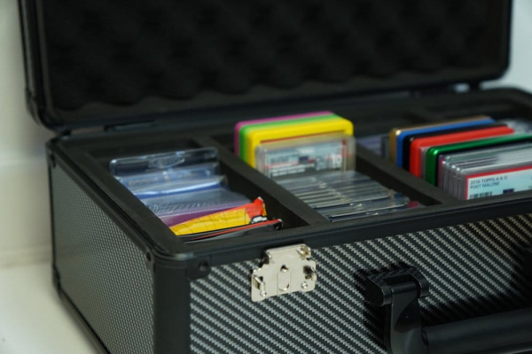 Evoretro Trading Card Storage Box for 120 Cards XL Gray 12