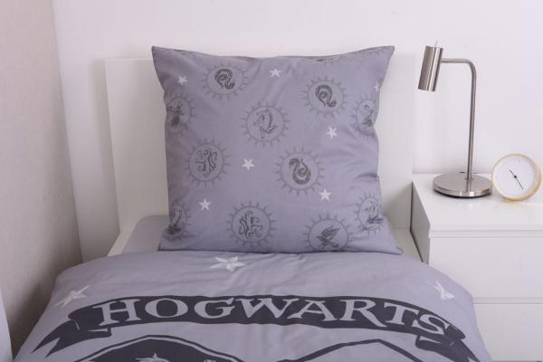 Harry Potter Duvet Set Grey 135 x 200 cm / 80 x 80 cm 3