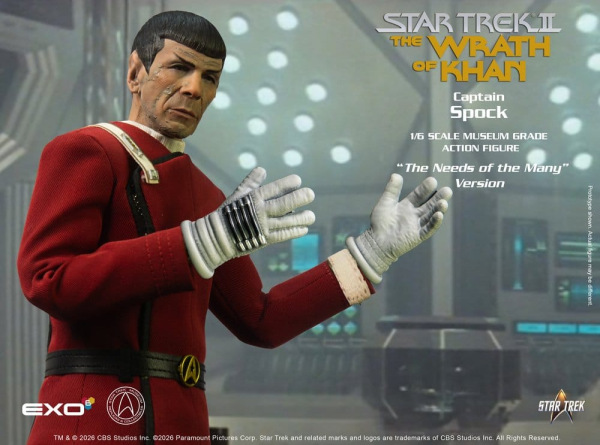 Star Trek: The Wrath of Khan Action Figure 1/6 Captain Spock Needs of the Many Version 30 cm 1