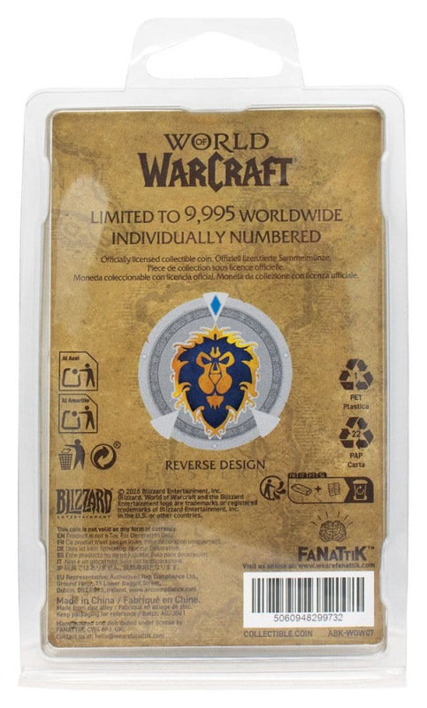 World of Warcraft Collectable Coin Faction Limited Edition 2