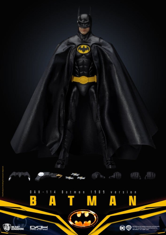 DC Comics Dynamic 8ction Heroes Action Figure Batman 1989 Standard Version 21 cm 6