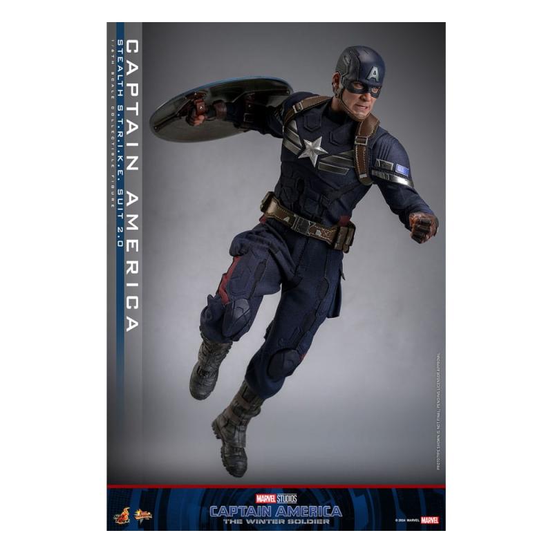 Captain America: The Winter Soldier Movie Masterpiece Action Figure 1/6 Captain America (Stealth S.T 2